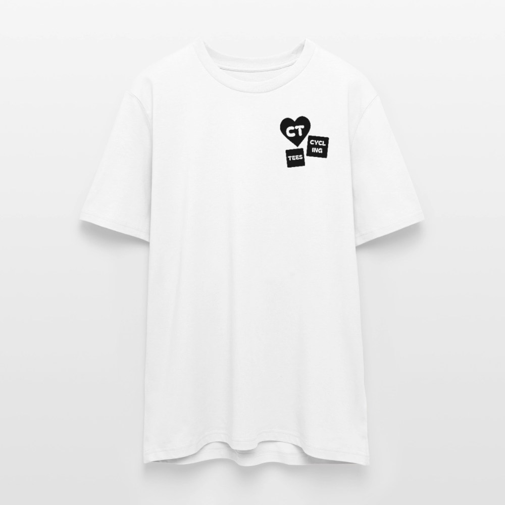 No Wheel Suckers - Unisex Bio T-Shirt - Weiß